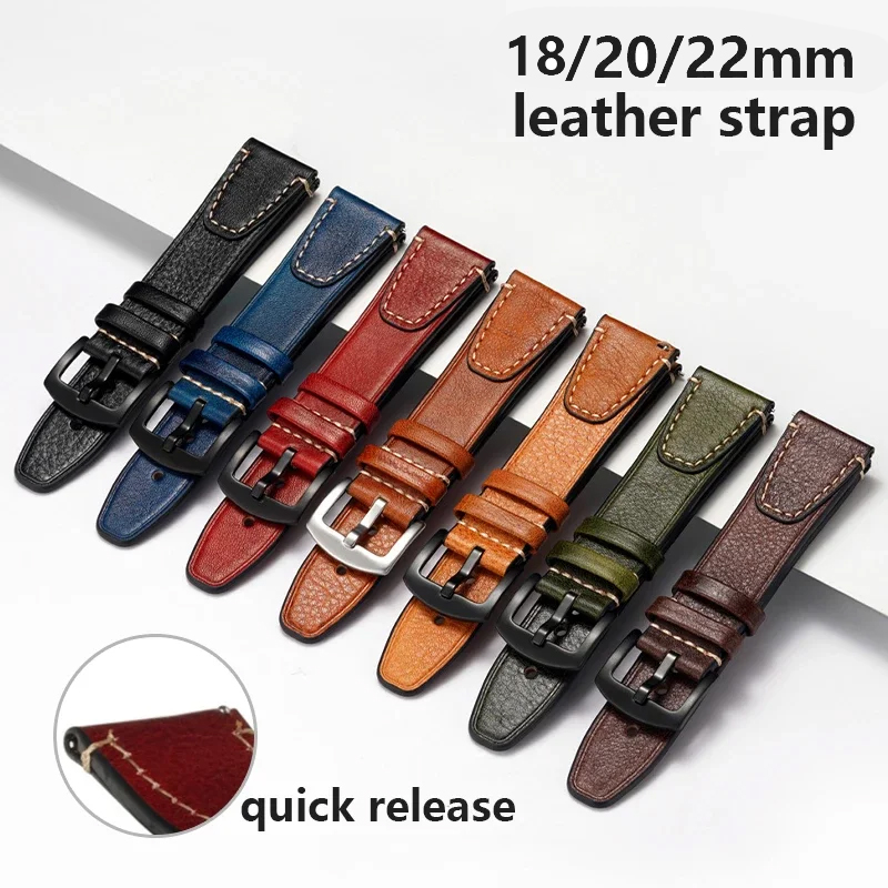 Watches Rolex Smartwatch - Universal Retro Watchband for Rolex Leather