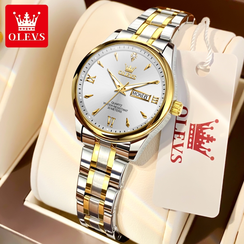 Waterproof Diving Watch - OLEVS 9806 Classic Women's Watches Roman