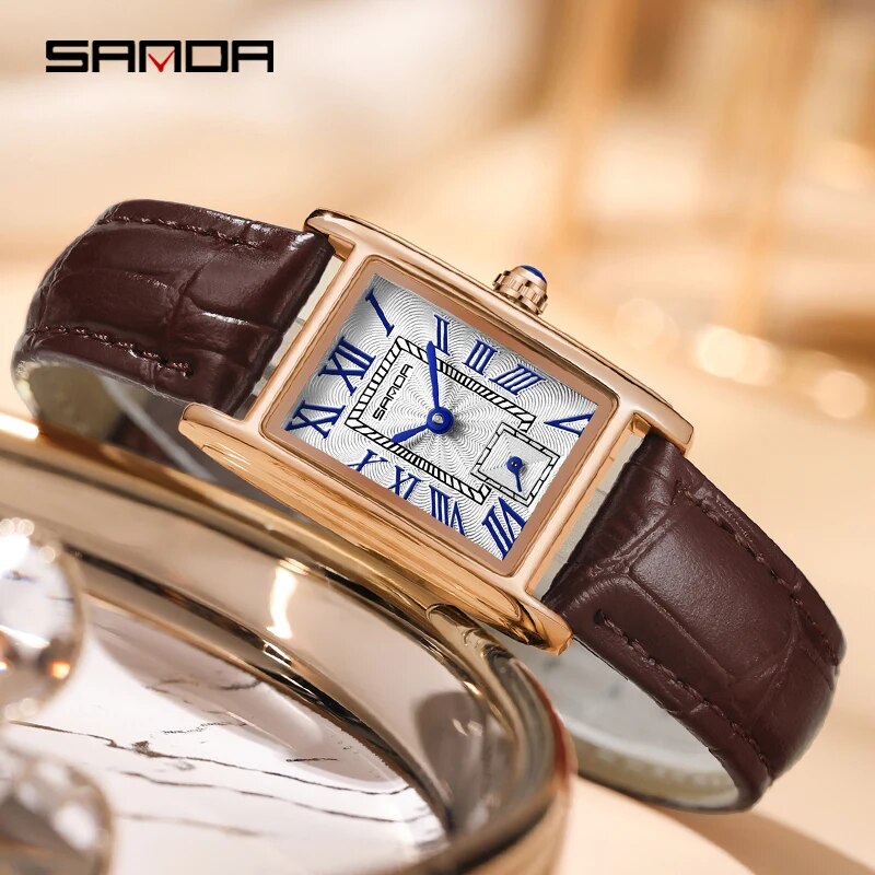 SANDA 1116 New Fashion 2024 El - đánh giá và giá Minimalist Thin Watch