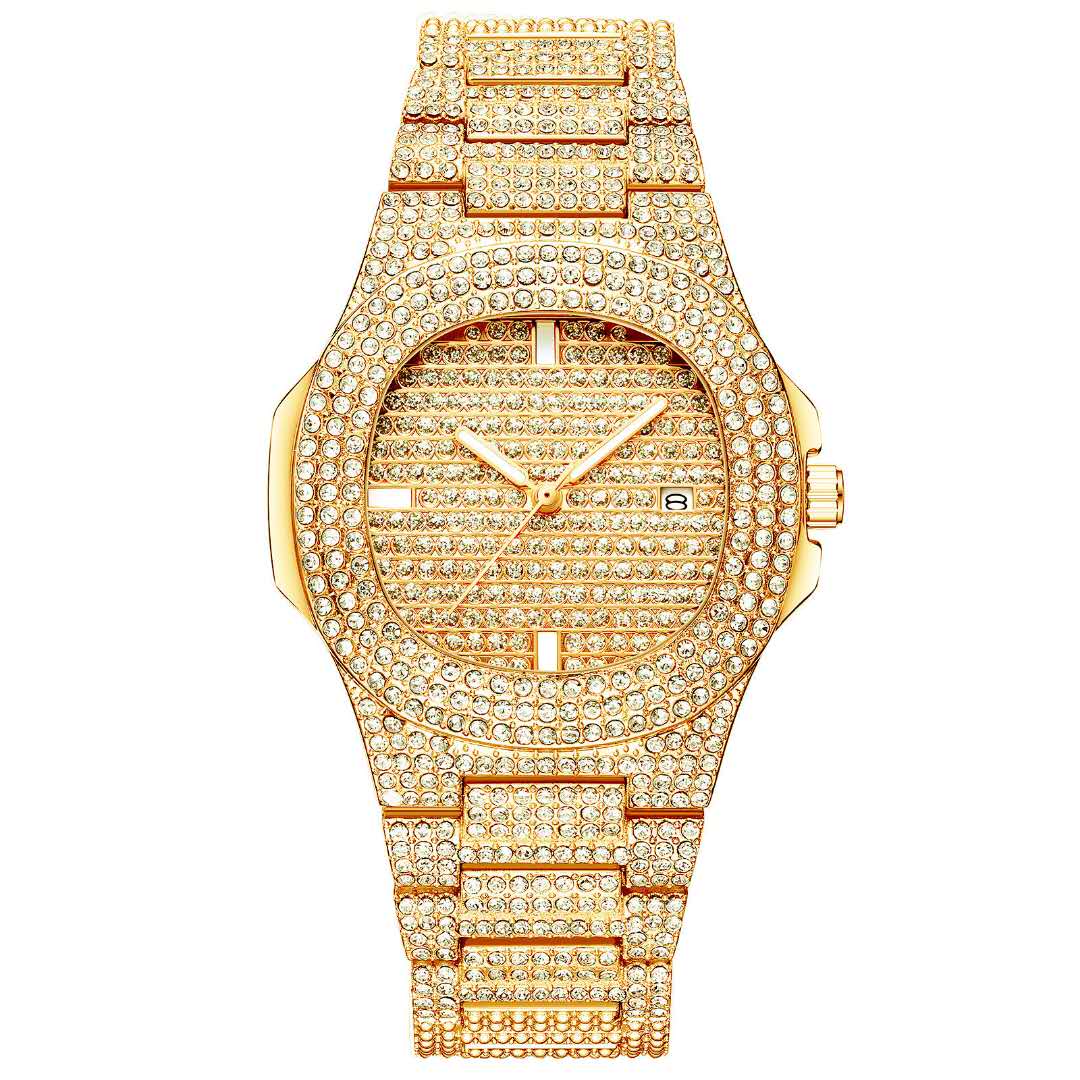 1pc Popular Hip Hop Full Artif - đánh giá và giá Minimalist Thin Watch