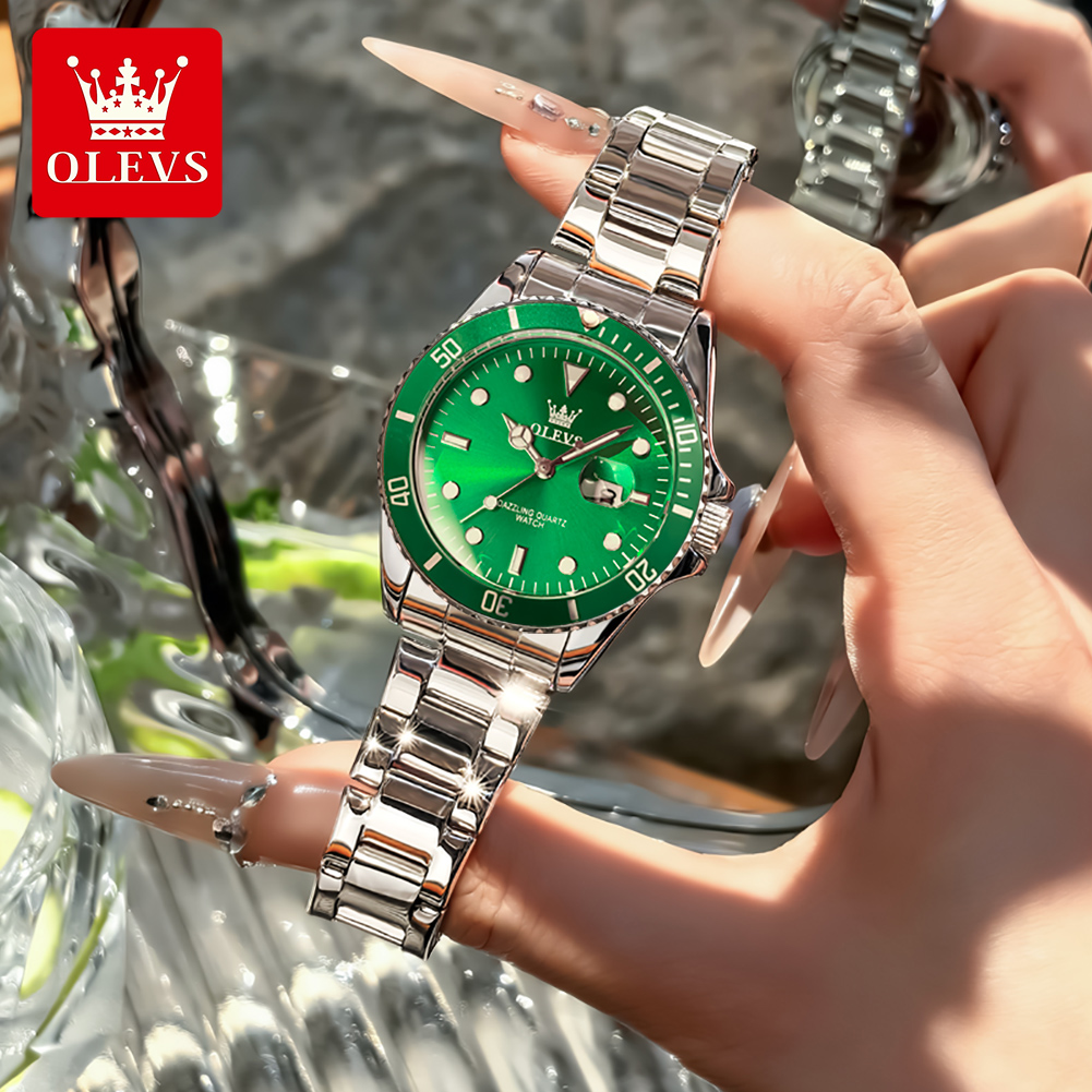 OLEVS 5885 Women Watch Hot sel - đánh giá và giá Waterproof Diving Watch