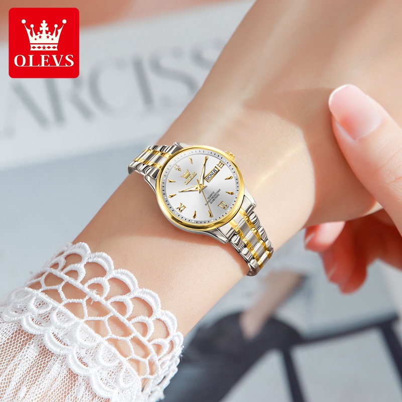 OLEVS 9806 Classic Women's Wat - đánh giá và giá Waterproof Diving Watch