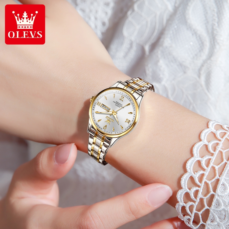 OLEVS 9806 Classic Women's Wat - đánh giá và giá Waterproof Diving Watch