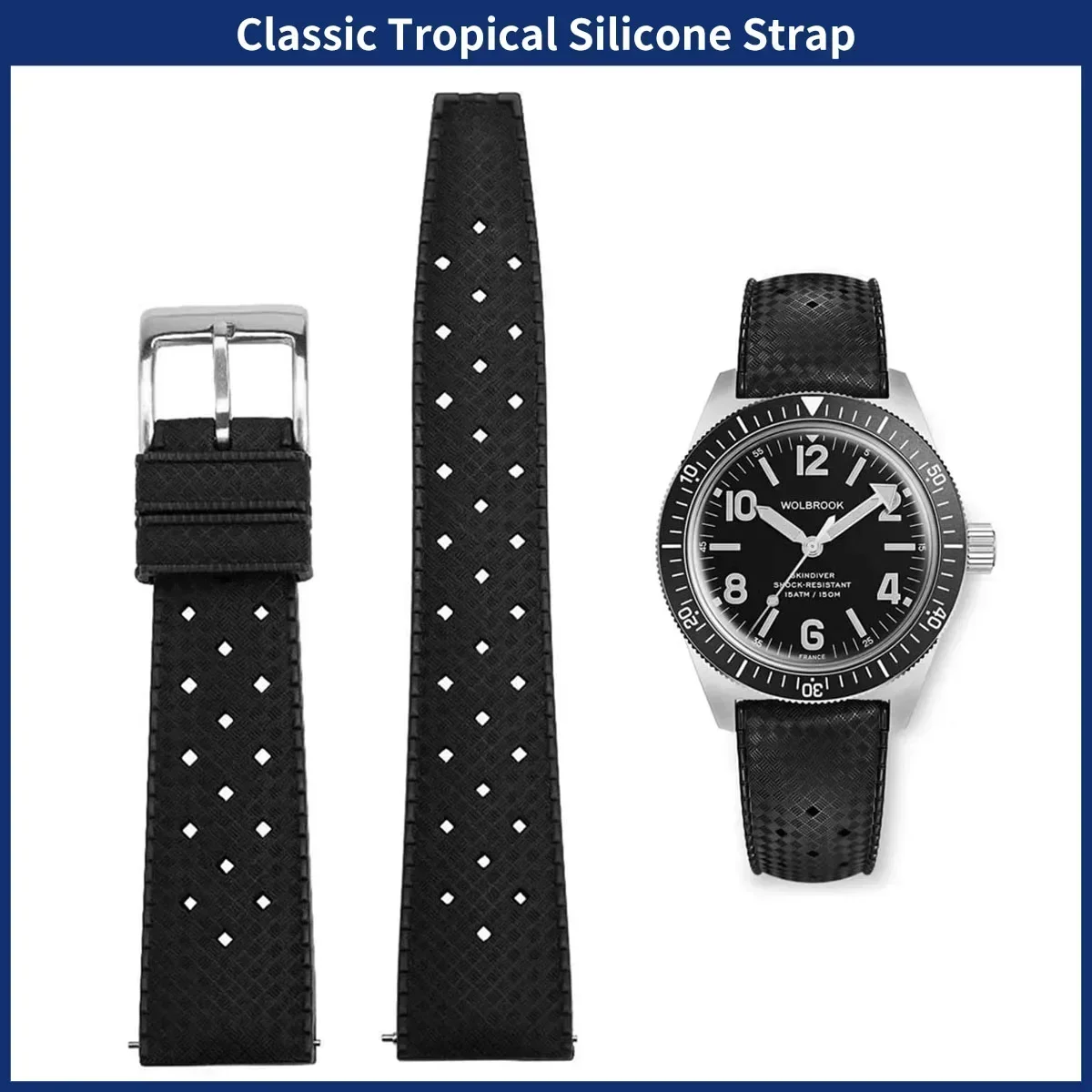 FKM watch Strap 20mm 22mm Trop - đánh giá và giá Watches Rolex Smartwatch