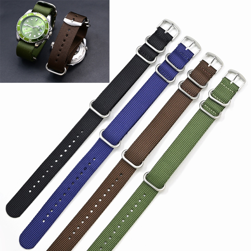 3 rings Nylon watchband Fabric - đánh giá và giá Watches Rolex Smartwatch