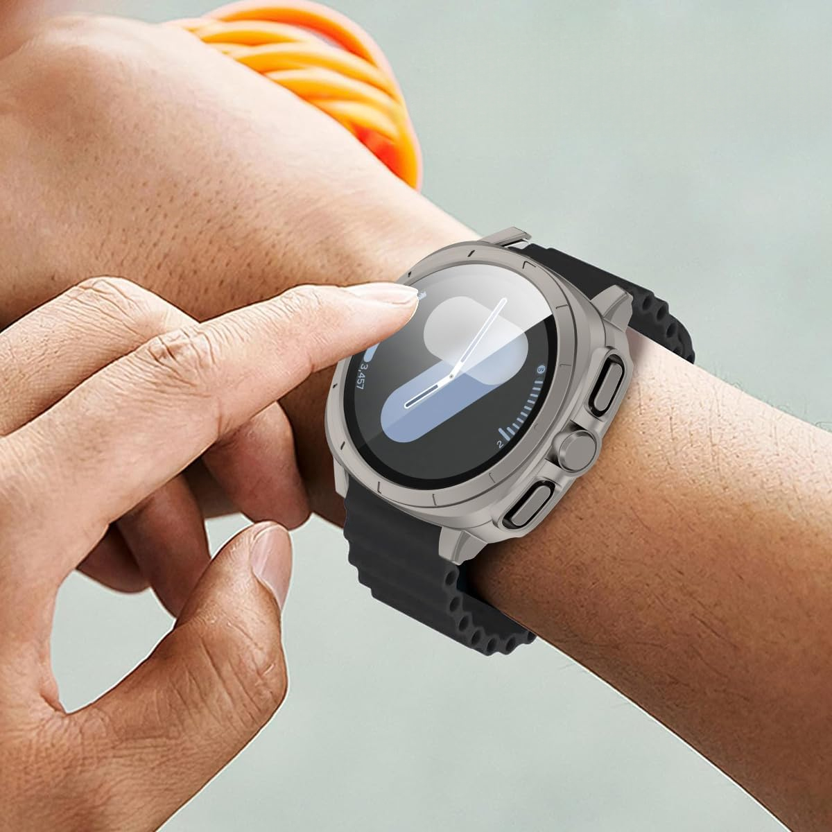 Glass+Case For Samsung Galaxy  - đánh giá và giá Watches Smartwatch Samsung