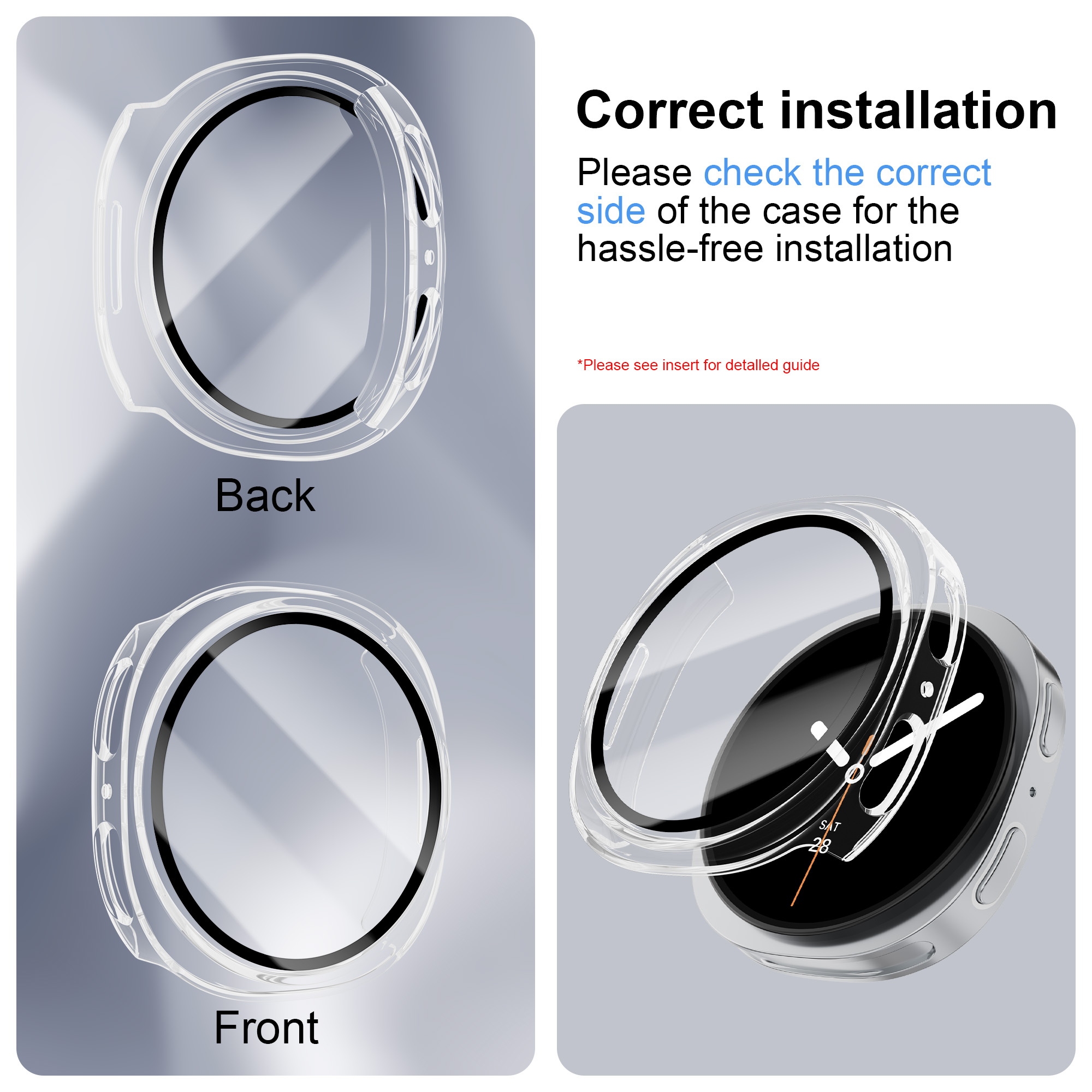 Tempered Glass+PC Case For Sam - đánh giá và giá Watches Smartwatch Samsung