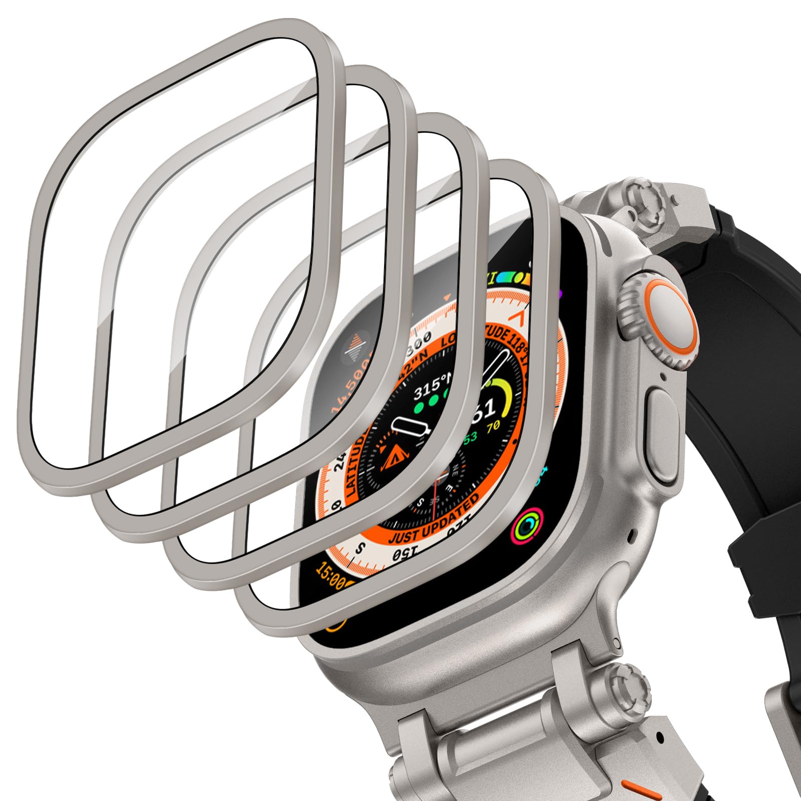 Aluminium Alloy Case+Tempered  - đánh giá và giá Smartwatch Apple Watches For Women